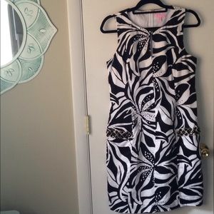 Lilly Pulitzer Black and White Dress